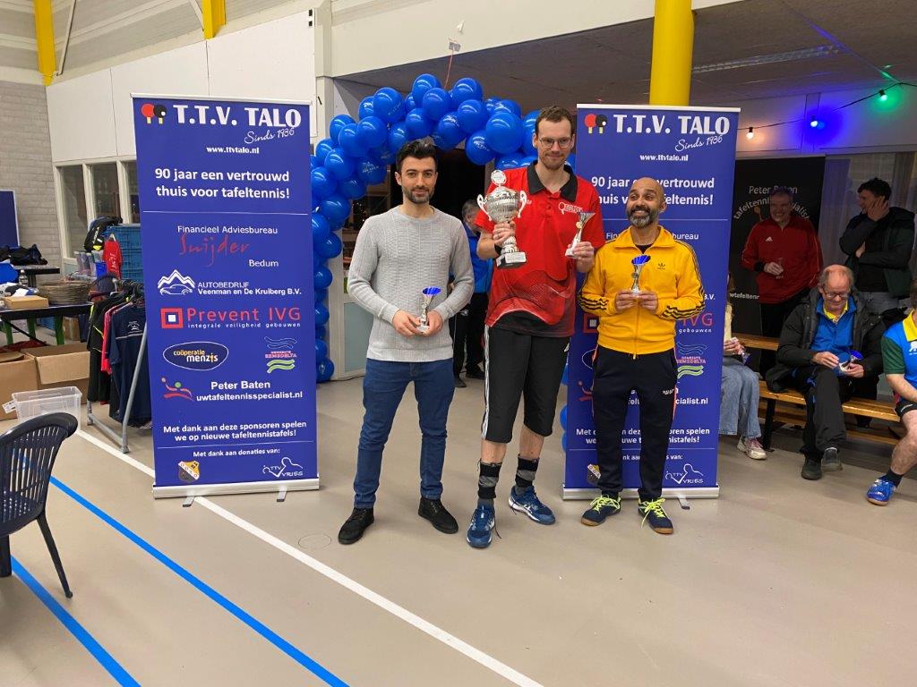 Sen.CD v.l.n.r. Baraa Hashem Arnoud Hofman en Rahiel Slamat